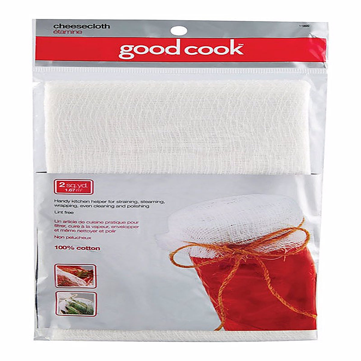 Good Cook 11899 White Cotton Cheese Cloth