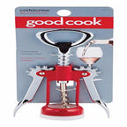 Good Cook 12531 Red Steel Corkscrew