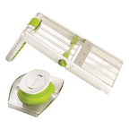 Chef'n 102-824-120 SleekSlice 4-3/8 in. W x 9 in. L Green/White Plastic/Stainless Steel Hand-Held Mandoline