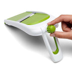 Chef'n 102-824-120 SleekSlice 4-3/8 in. W x 9 in. L Green/White Plastic/Stainless Steel Hand-Held Mandoline