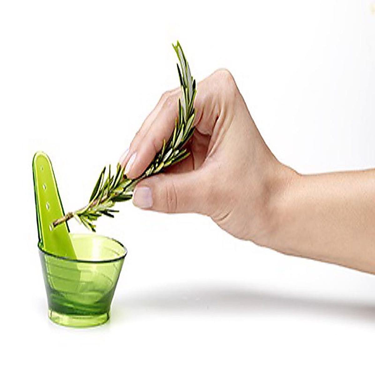 Chef'n 102-566-201 Zipstrip 3-11/16 in. W x 3 in. L Green Plastic Fast Cut Herb Tool
