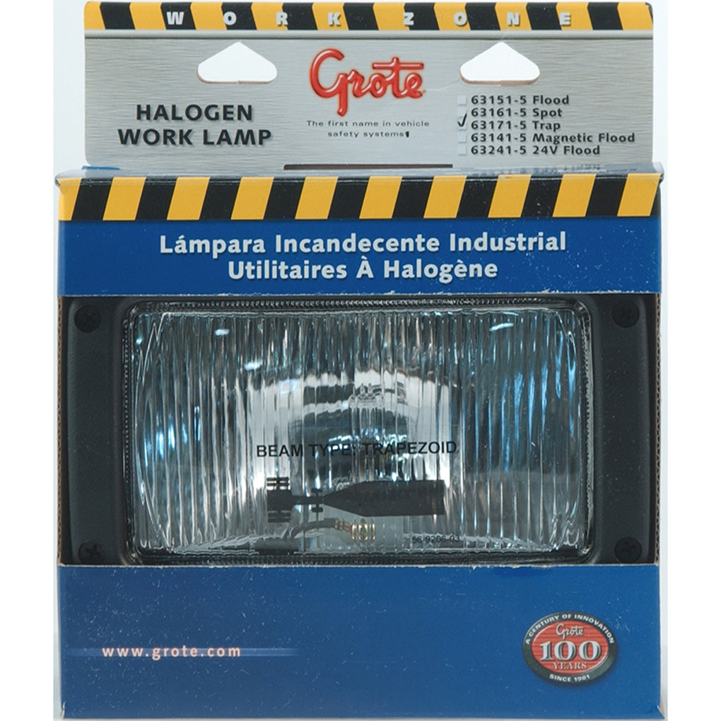 Grote 63171-5 Rectangular Halogen Work Lamp