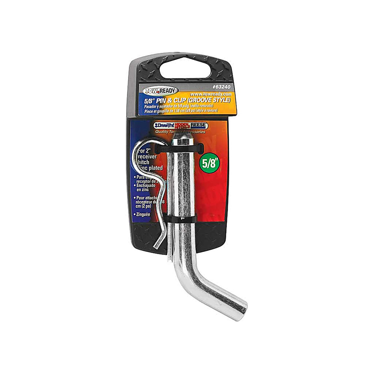 Draw-Tite - 63240 - Class III/IV Grooved Style Pin & Clip (Packaged)