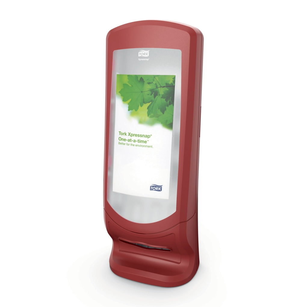 6336000 Tork/Essity Xpressnap Signature Stand Napkin Dispenser Red