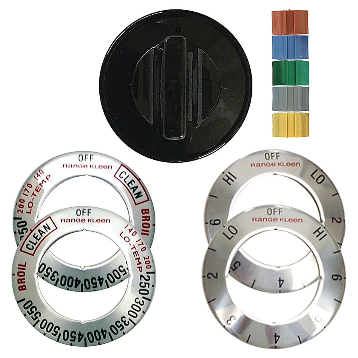 Range Kleen 8111 Plastic Replacement Knob Kit