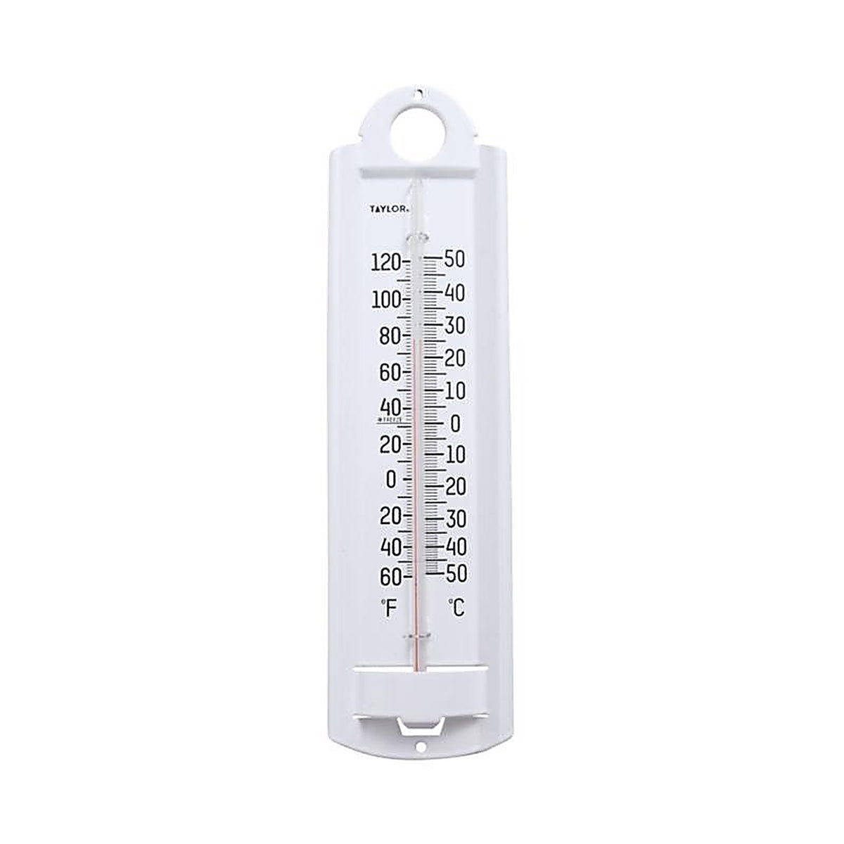 Taylor 5135N Tube Thermometer Aluminum White