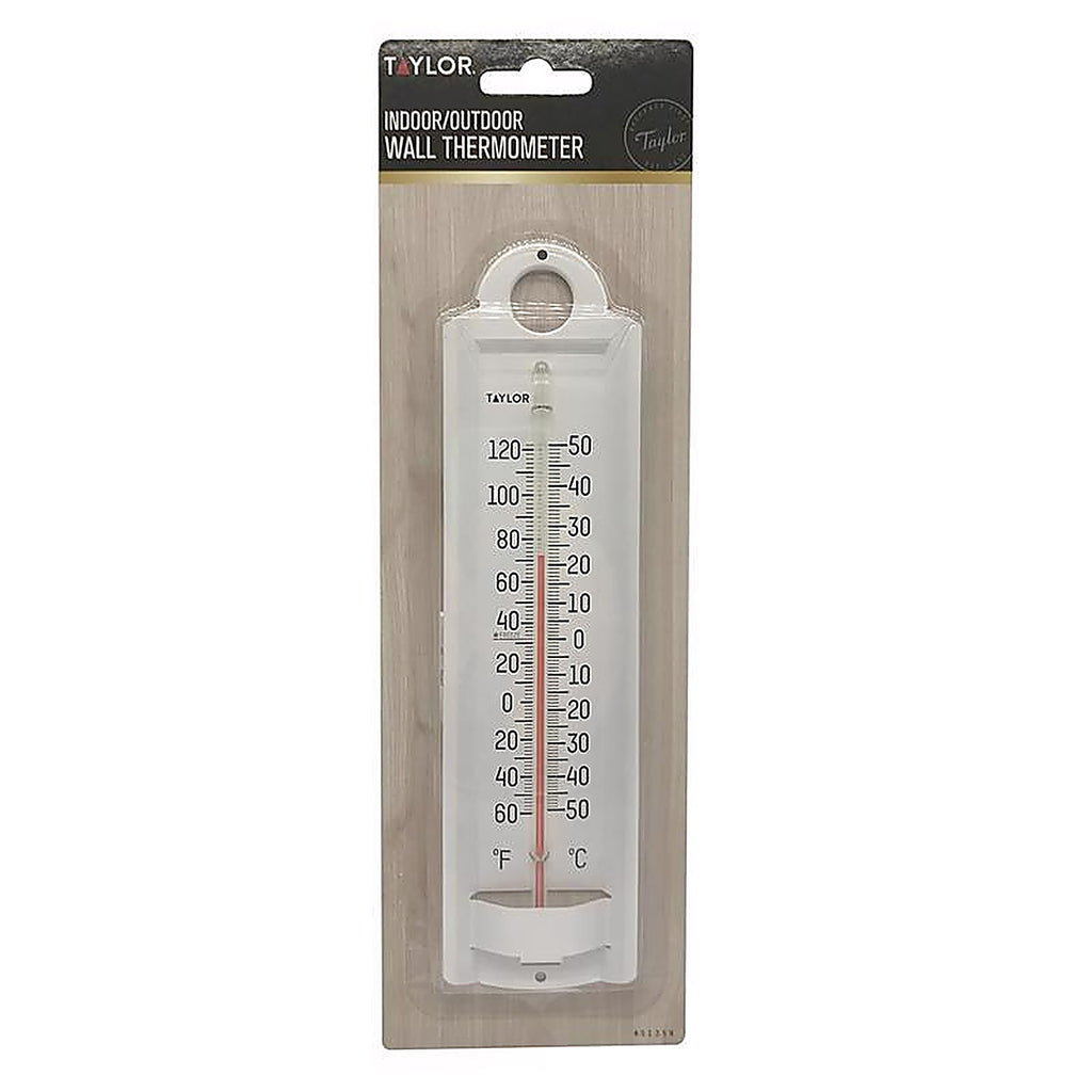 Taylor 5135N Tube Thermometer Aluminum White
