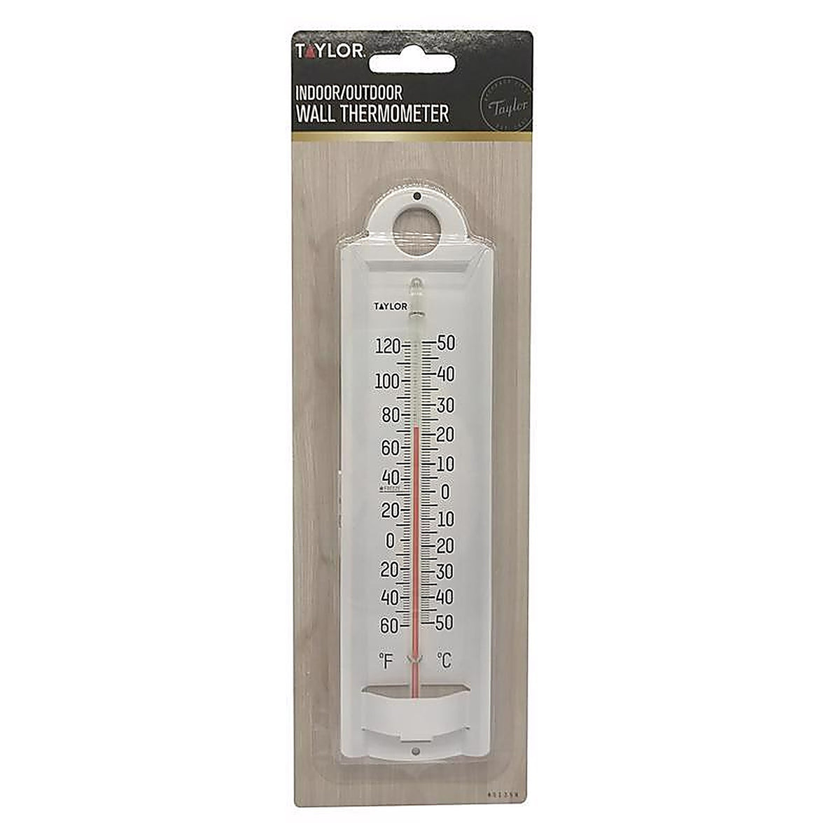 Taylor 5135N Tube Thermometer Aluminum White