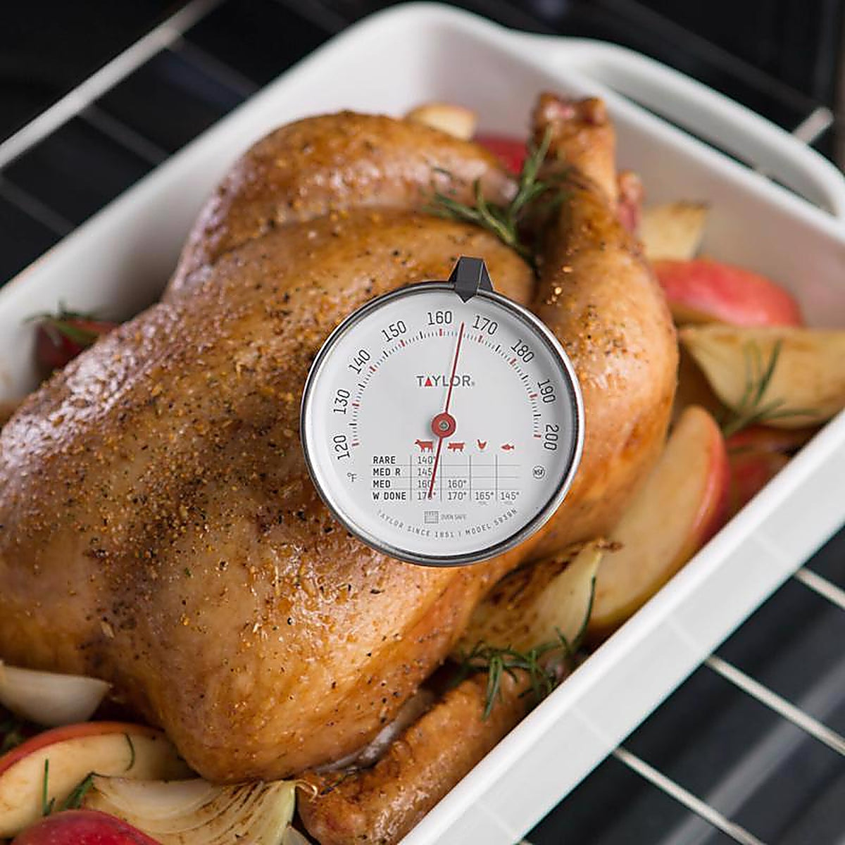 Taylor 5939N Instant Read Analog Meat Thermometer