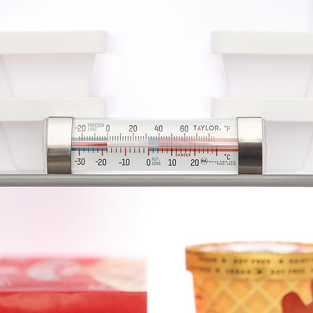 Taylor 5925N Instant Read Analog Freezer/Refrigerator Thermometer