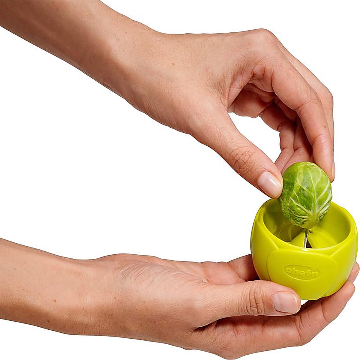 Chef'n 102-876-053 Twist'n Sprout Green Plastic Brussel Sprout Prep Tool
