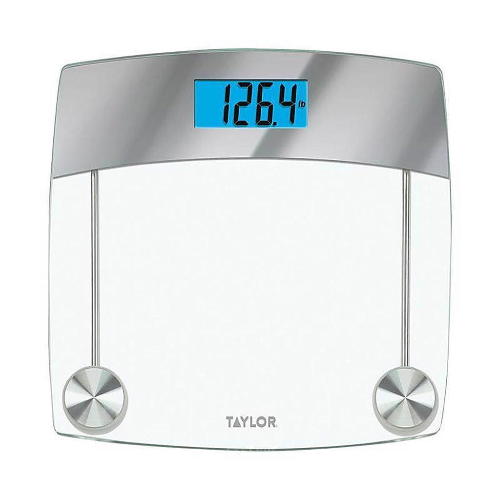 Taylor 75244192 440 lb. Digital Bathroom Scale Gray