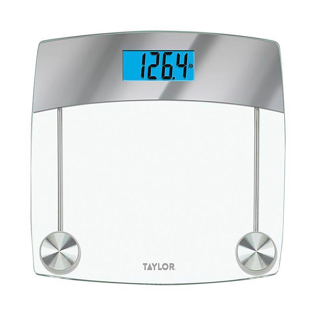 Taylor 75244192 440 lb. Digital Bathroom Scale Gray