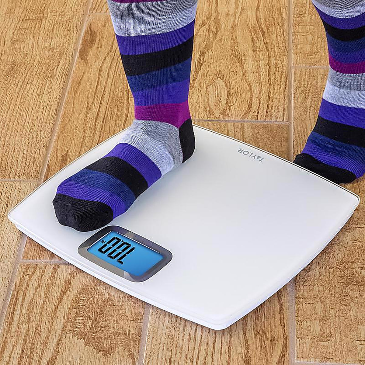 Taylor 752840133 440 lb. Digital Bathroom Scale White