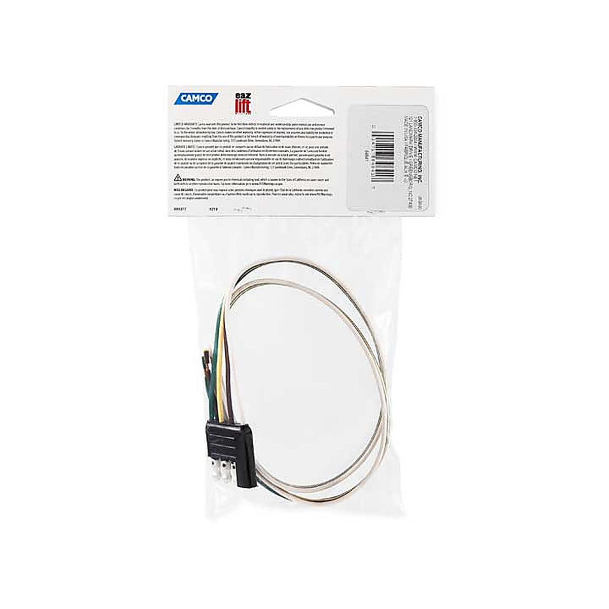 Camco - 64841 - Trailer Connector - Male 24in Wishbone Harness Trailer End, 1/Hdrbag (eazlift)