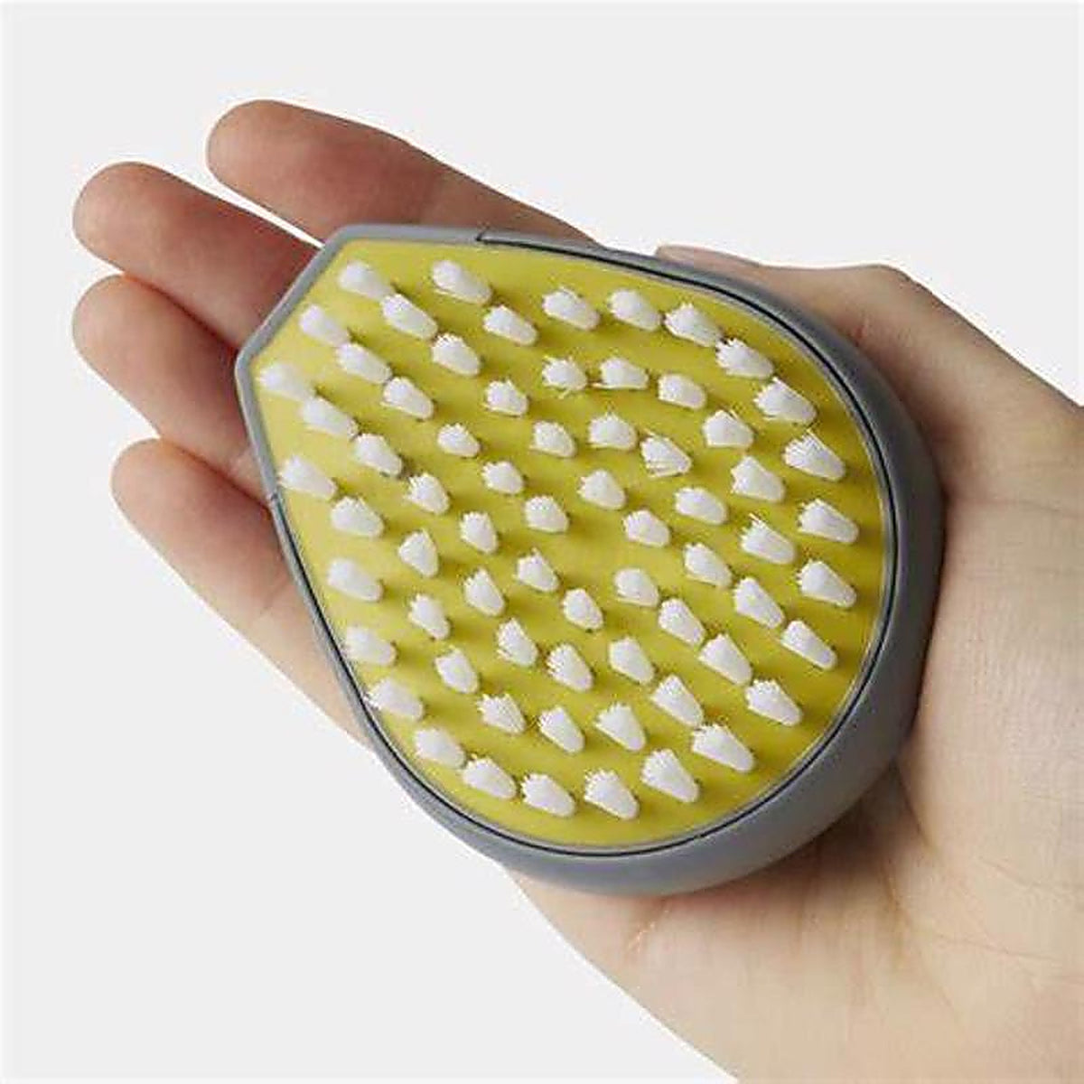 Chef'n 102-216-336 Palmbrush Gray/Yellow Plastic Vegetable Brush
