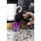 Perfect Pod A03020 EZ-Scoop Black Plastic Scoop/Funnel