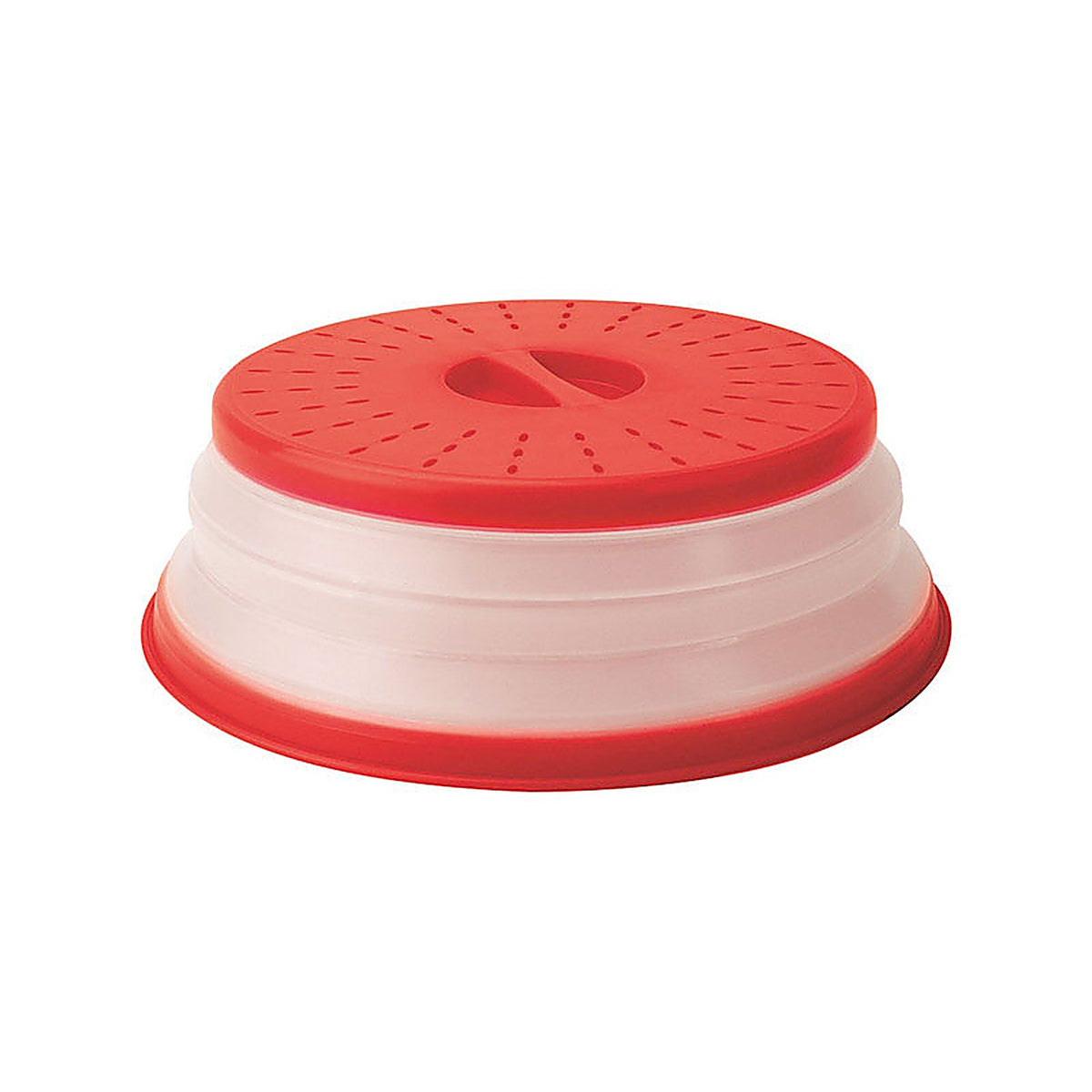 Tovolo 81-10109 10.5 in. W x 10.5 L Red/White Plastic Collapsible Microwave Food Cover