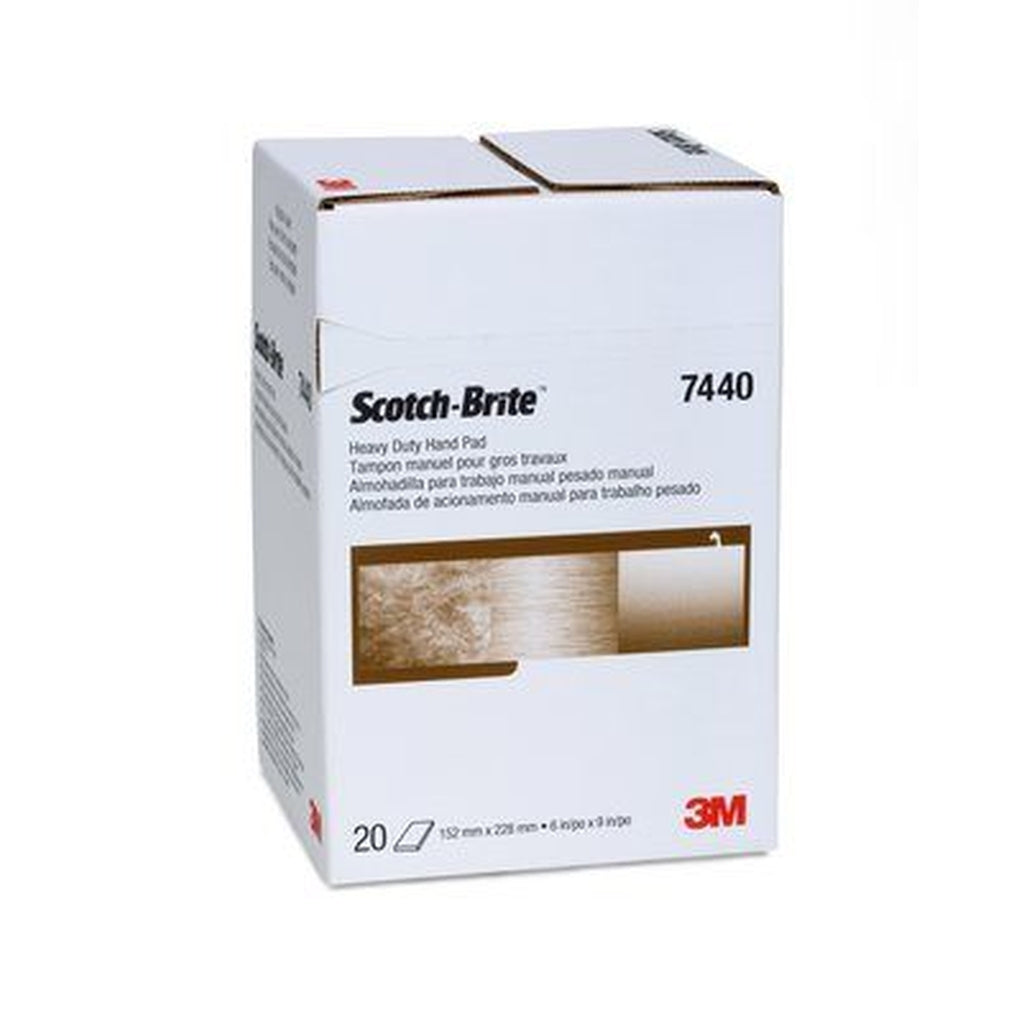 3M 65055 Scotch-Brite Heavy Duty Hand Pad 7440, 6 in x 9 in 40/Pads 61500301017