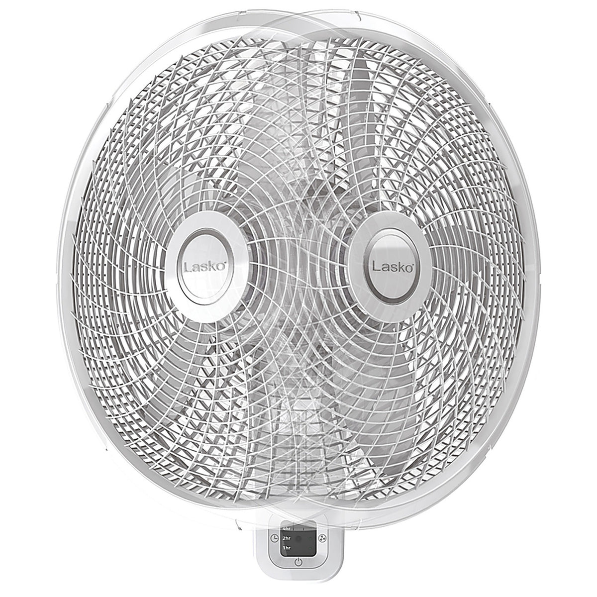 Lasko M18950 22.5 in. H x 18 in. Dia. 3 speed Oscillating Wall Mount Fan