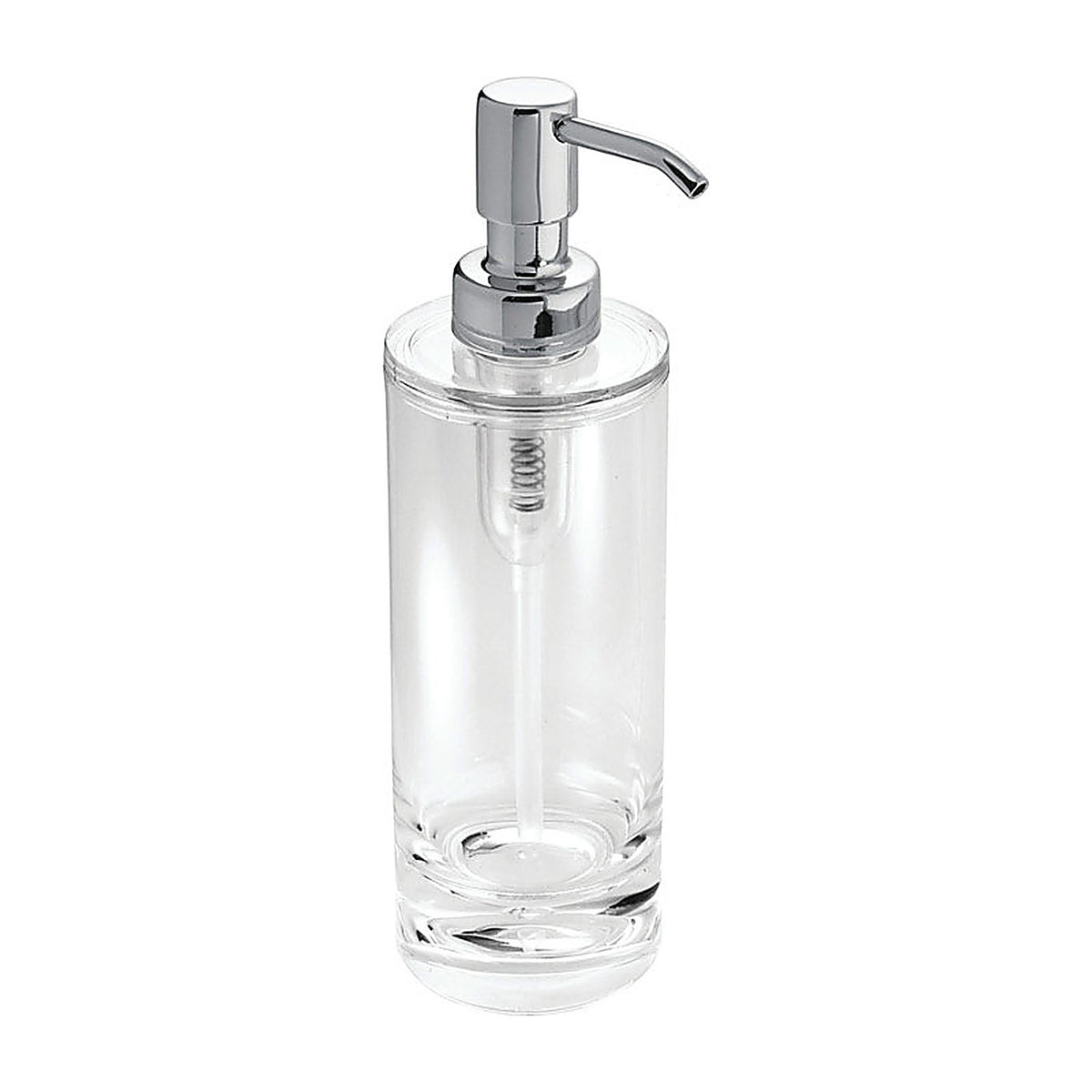 InterDesign 55220 Eva Chrome Clear/Silver Acrylic Soap Pump