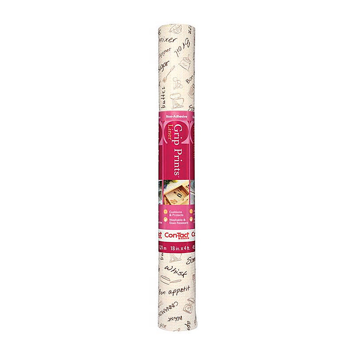 Con-Tact 04F-C7H5G-06 Grip Prints 4 ft. L x 18 in. W Natural Non-Adhesive Shelf Liner