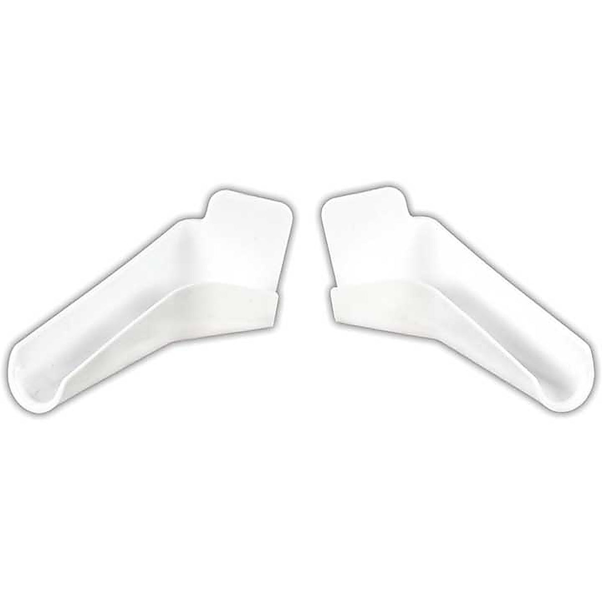 JR Products - 655-PW-A - Rigid Extended Rain Gutter Spouts, Polar White