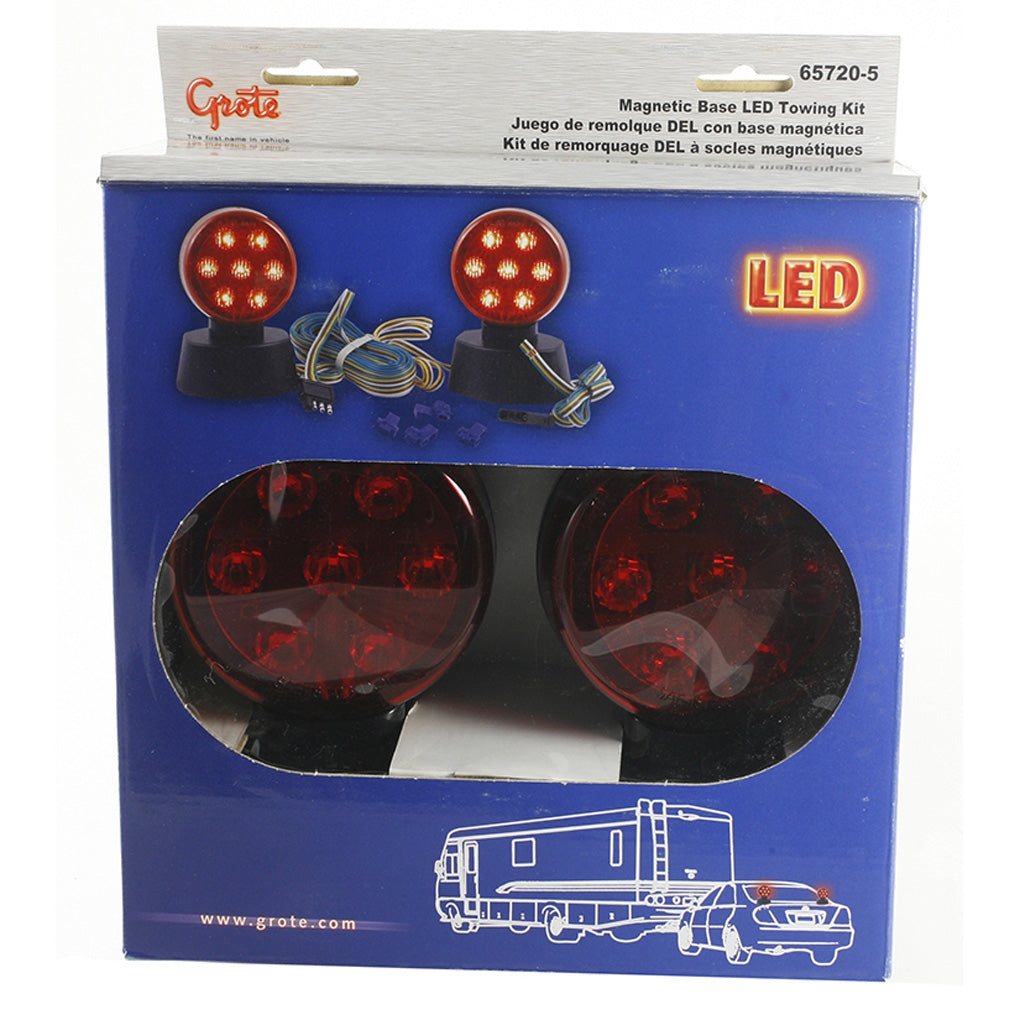 Grote 65720-5 Magnetic LED Towing Kit