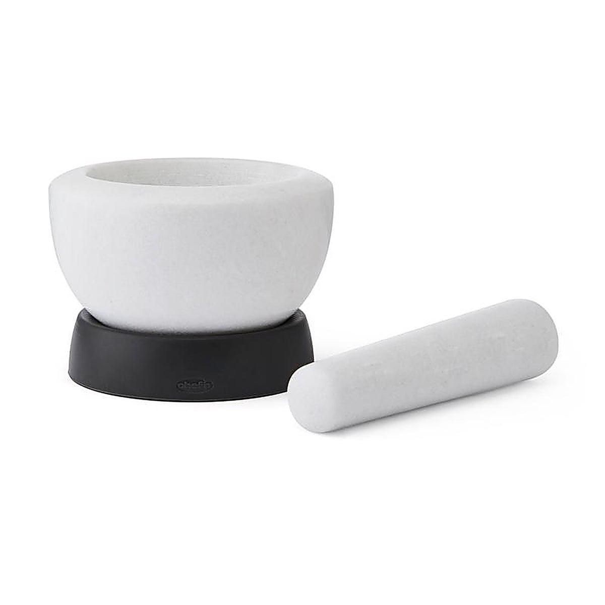 Chef'n 103-988-354 White/Gray Silicone Mortar and Pestle