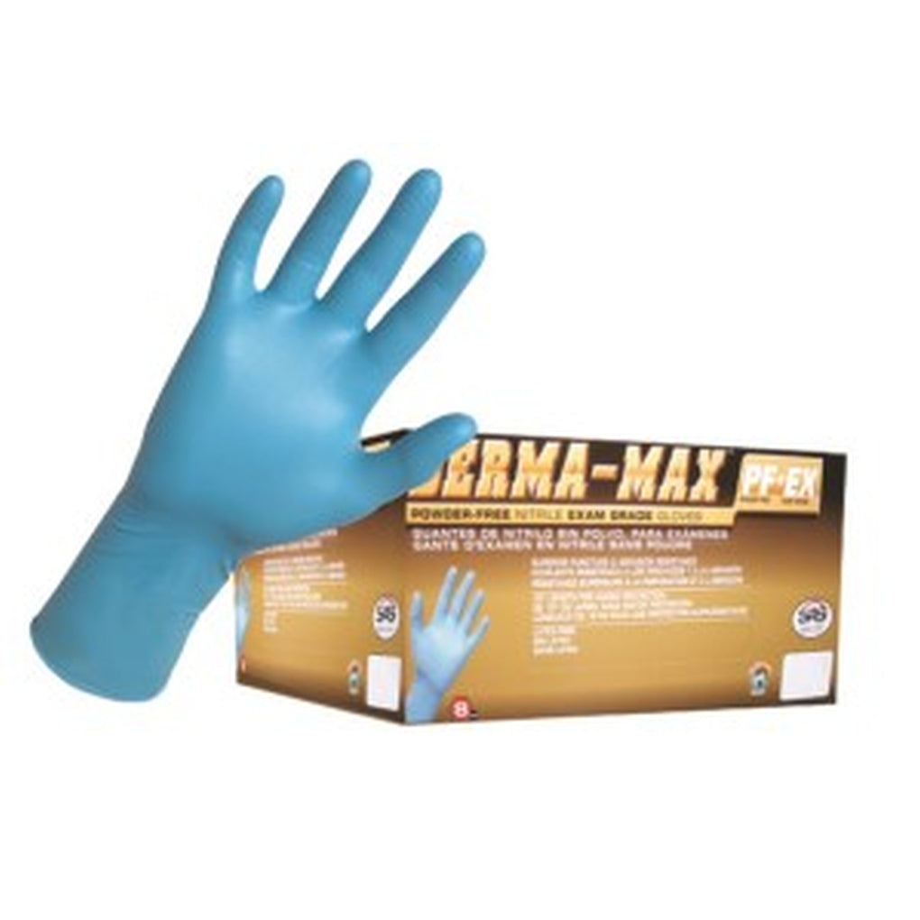 SAS 6610-40 Derma-Lite Lightly Powdered Nitrile Glove XX-Large 50/Pack