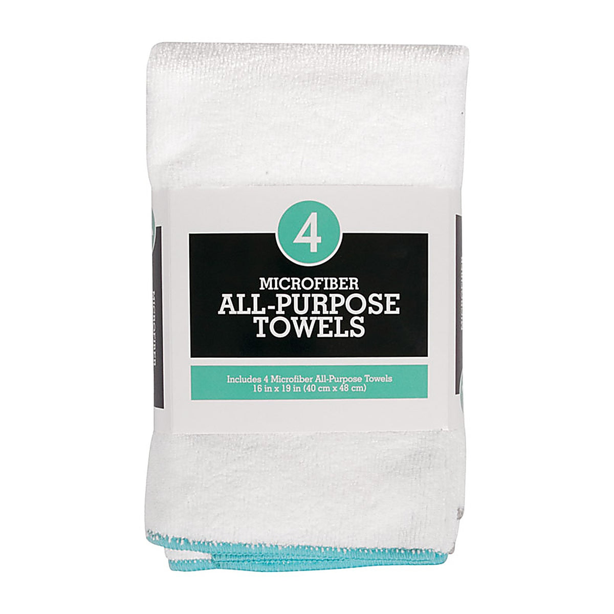 Ritz 90122 White Microfiber Solid Kitchen Towel 4/Pack