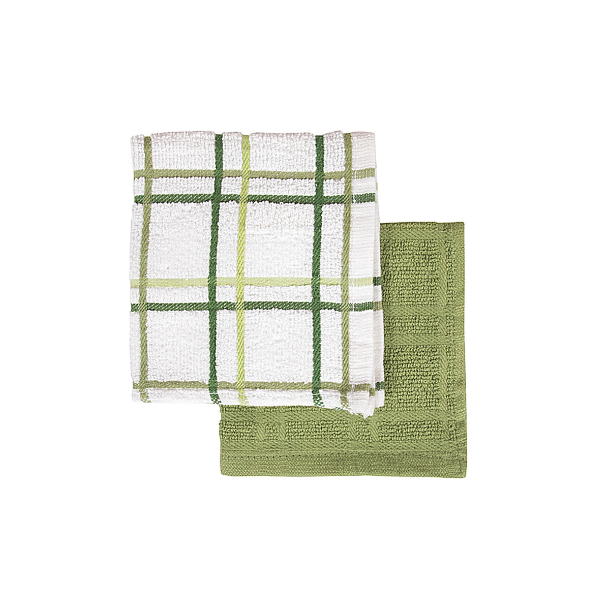 Ritz 27230 Cactus Cotton Check Dish Cloth 2/Pack