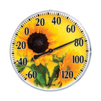 Taylor 5638 Sunflower Dial Thermometer Plastic Yellow