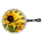 Taylor 5638 Sunflower Dial Thermometer Plastic Yellow