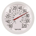 Taylor 5650 Dial Thermometer Plastic White