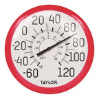Taylor 6700RD Dial Thermometer Plastic Red