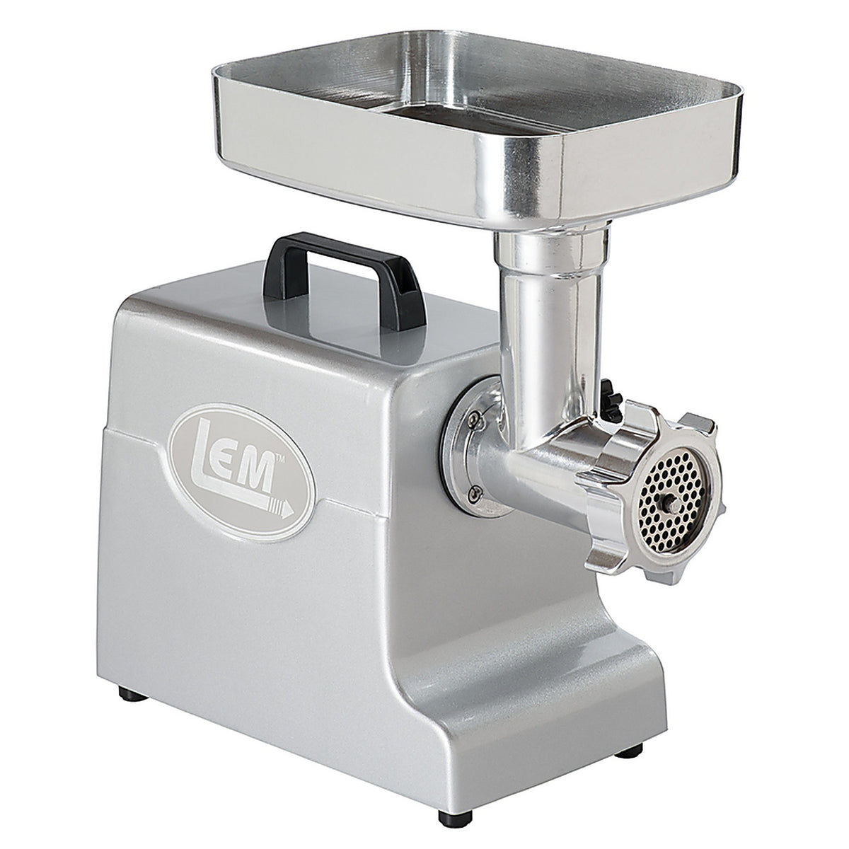 LEM 1158 Mighty Bite Brushed Nickel Silver 1 speed 4.5 lb. Meat Grinder