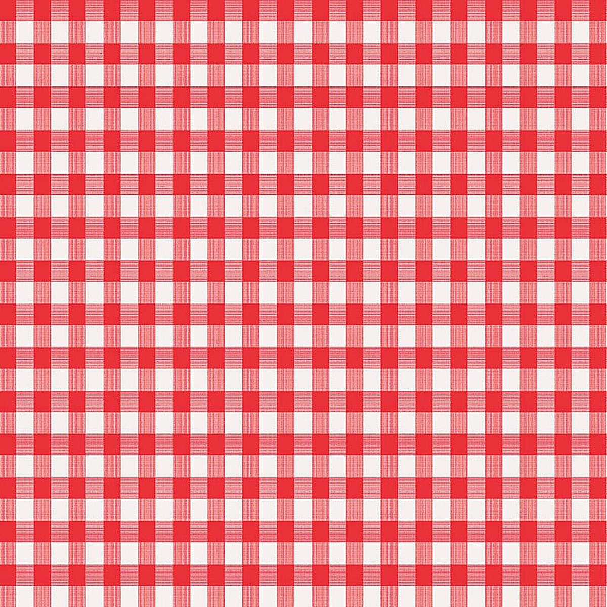 Magic Cover TBL-MC567-36 Red/White Checkered Vinyl Disposable Tablecloth 70 in. 52 in.