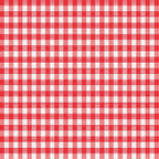 Magic Cover TBL-MC570-36 Red/White Checkered Vinyl Disposable Tablecloth 52 in. 52 in.