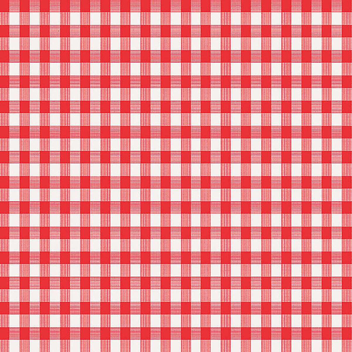 Magic Cover TBL-MC572-36 Red/White Checkered Vinyl Disposable Tablecloth 90 in. 52 in.