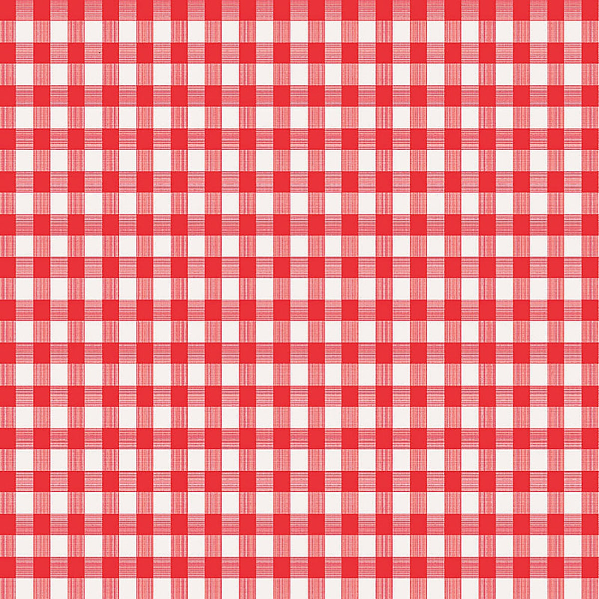Magic Cover TBL-MC569-36 Red/White Checkered Vinyl Disposable Tablecloth 54 in. 54 in.