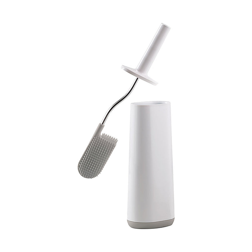 Joseph Joseph 70515 Flex Toilet Brush/Holder Set Gray/White