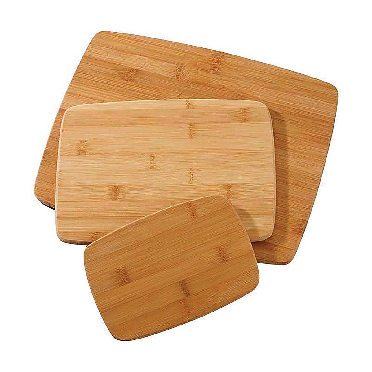 Farberware 5070344 14 in. L x 11 in. W x 0.25 in. Bamboo Cutting Board Set