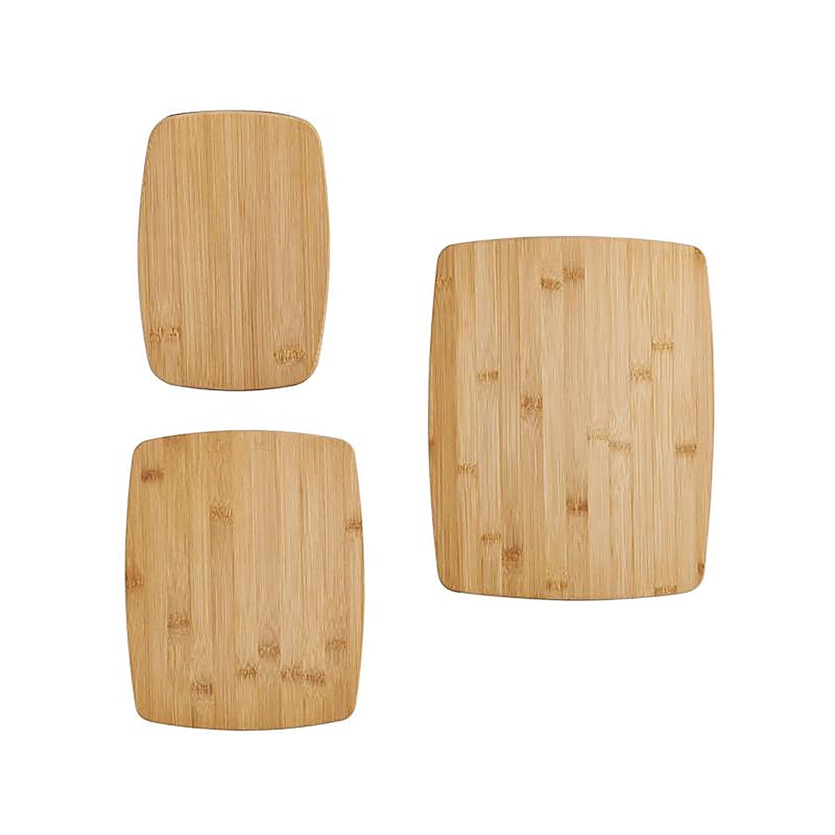 Farberware 5070344 14 in. L x 11 in. W x 0.25 in. Bamboo Cutting Board Set