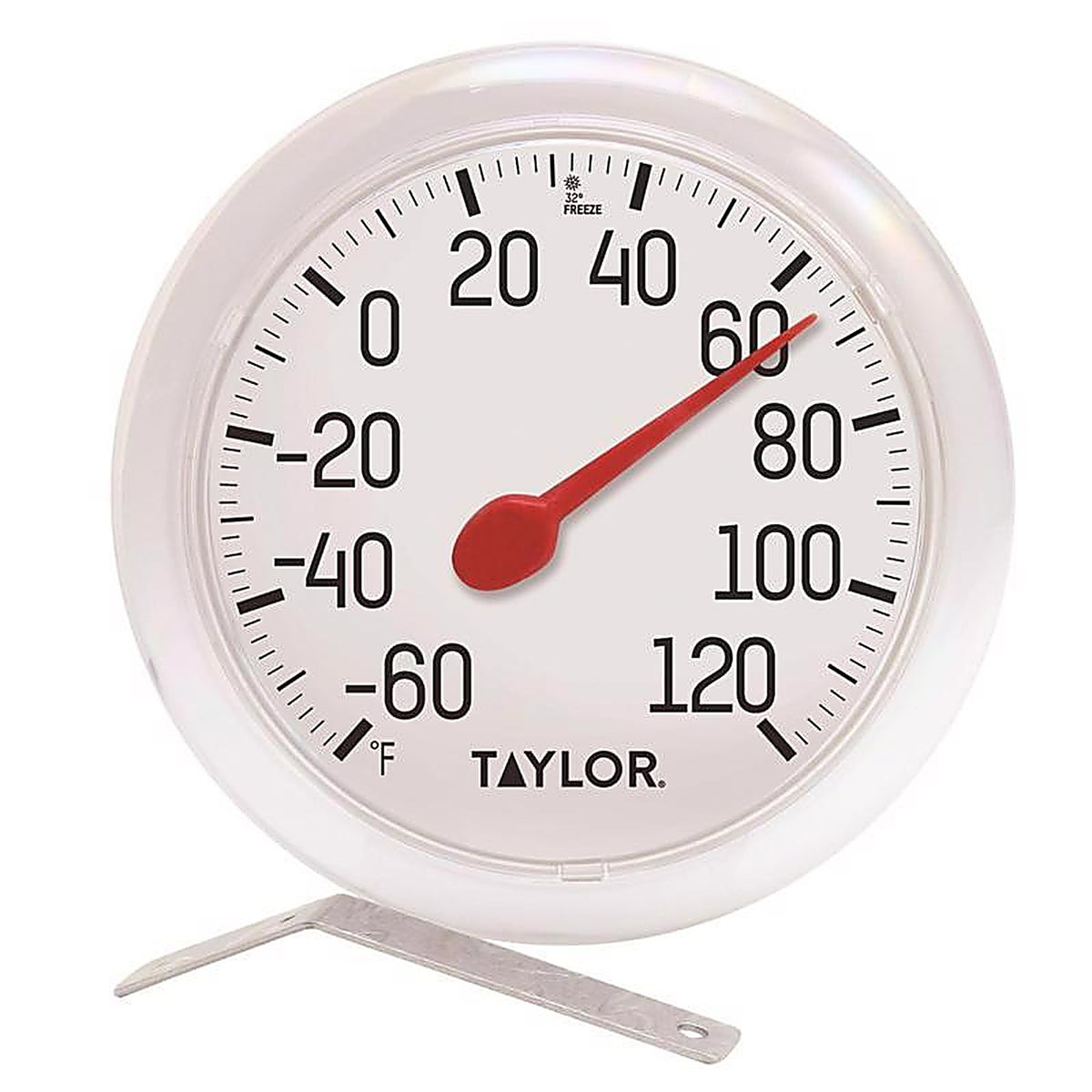 Taylor 5630 Dial Thermometer Plastic White