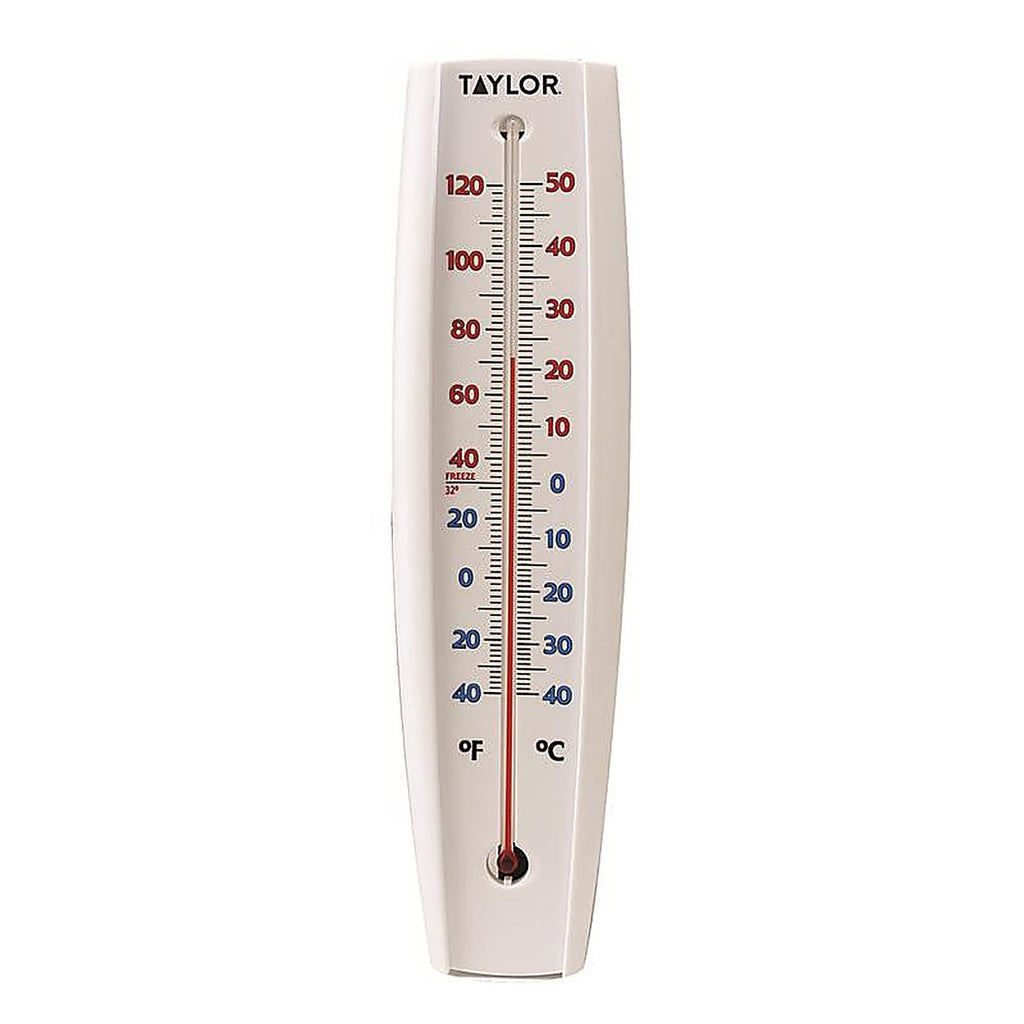 Taylor 5109 Jumbo Size Tube Thermometer Plastic White