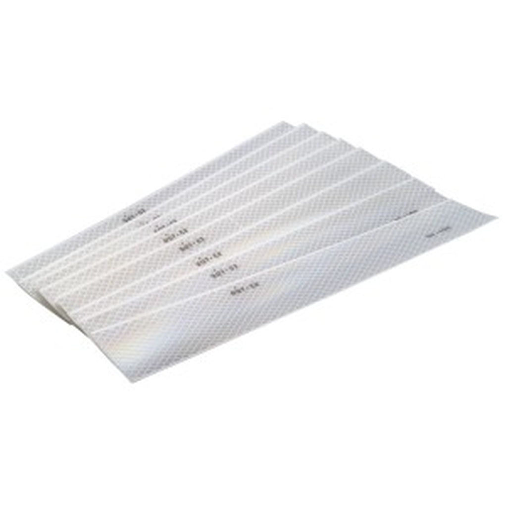 3M 67638 Diamond Grade Conspicuity Marking Strip, White, 2 in x 12 in