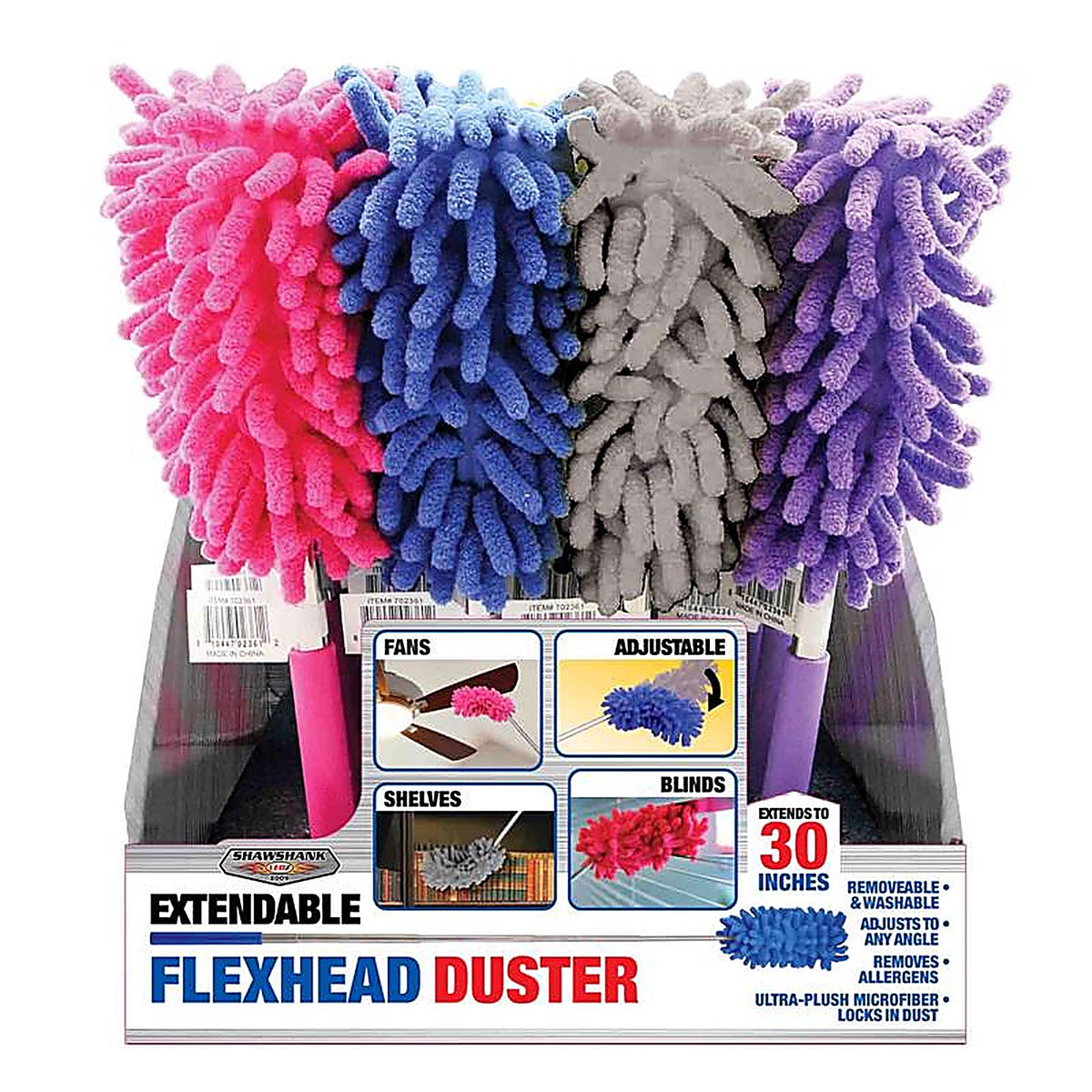 Shawshank LEDz 702361 Microfiber Duster 30 in. L