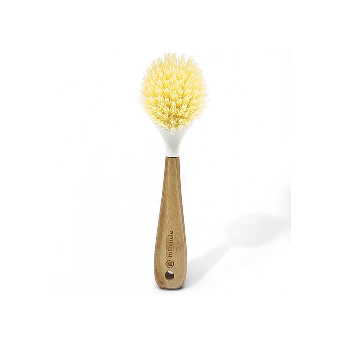 Full Circle FC10108W Be Good 2.36 in. W x 9.25 in. L White Bamboo/Plastic Dish Brush