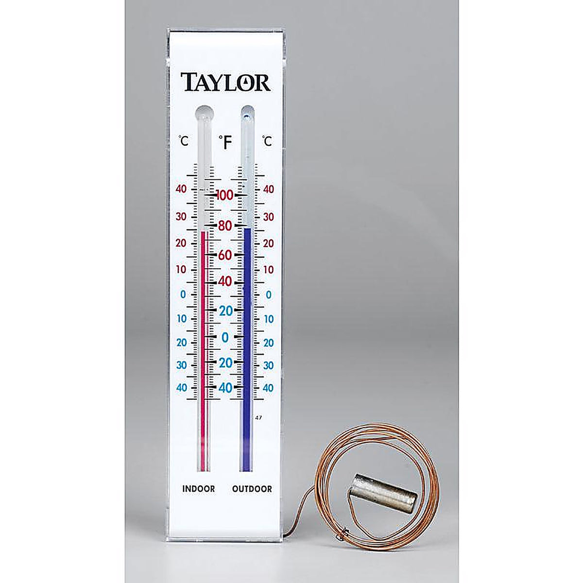 Taylor 5327 Tube Thermometer Plastic White